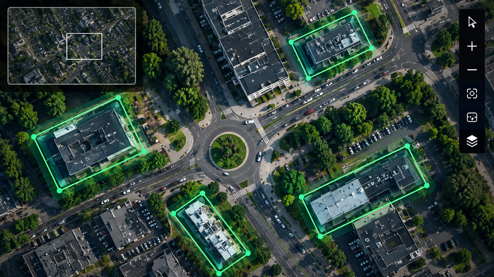 Gigapixel Geospatial Imagery for Automotive and Spatial AI Annotation
